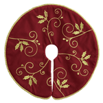 Mini Ornate Tree Skirt | Petite Holiday Charm - Napa Valley Wildflower Co.