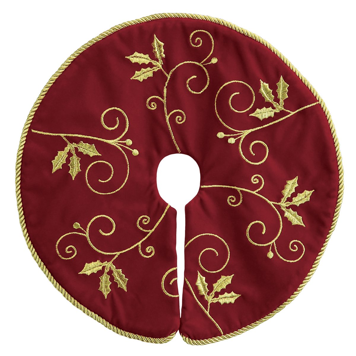 Mini Ornate Tree Skirt | Petite Holiday Charm - Napa Valley Wildflower Co.