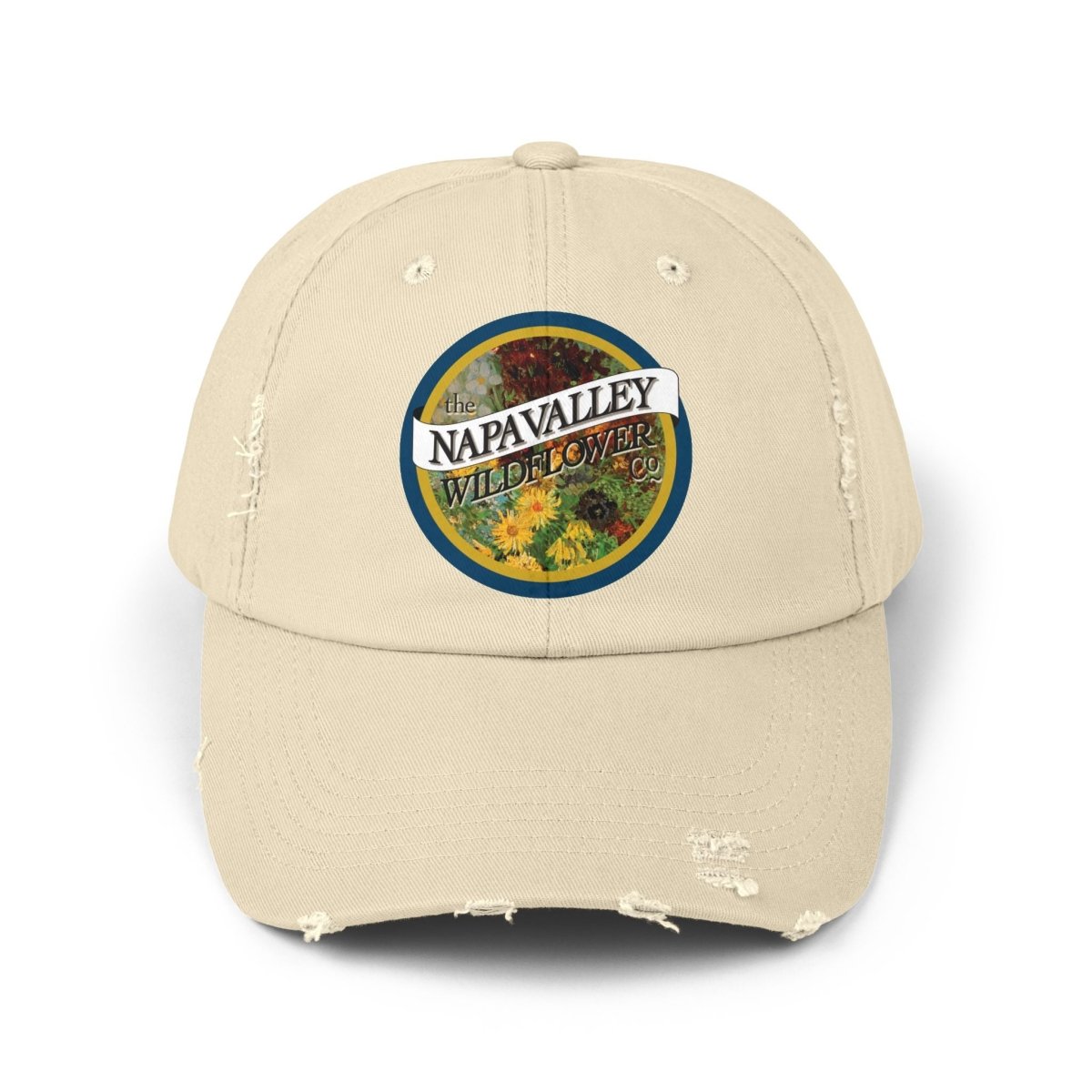 Napa Valley Wildflower Co. Distressed Unisex Cap - Napa Valley Wildflower Co.