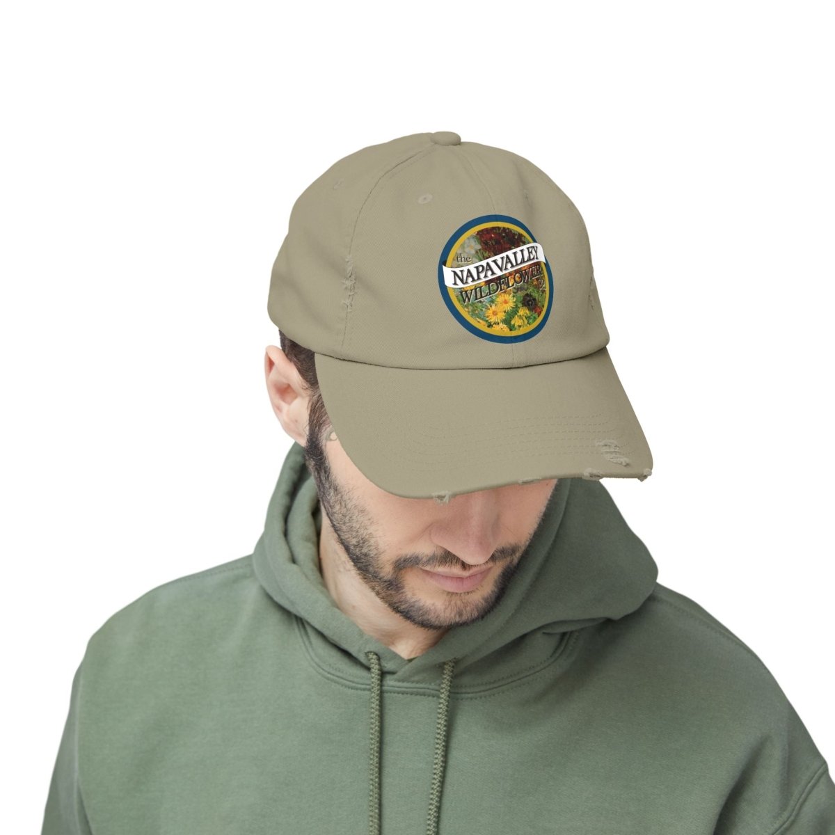 Napa Valley Wildflower Co. Distressed Unisex Cap - Napa Valley Wildflower Co.