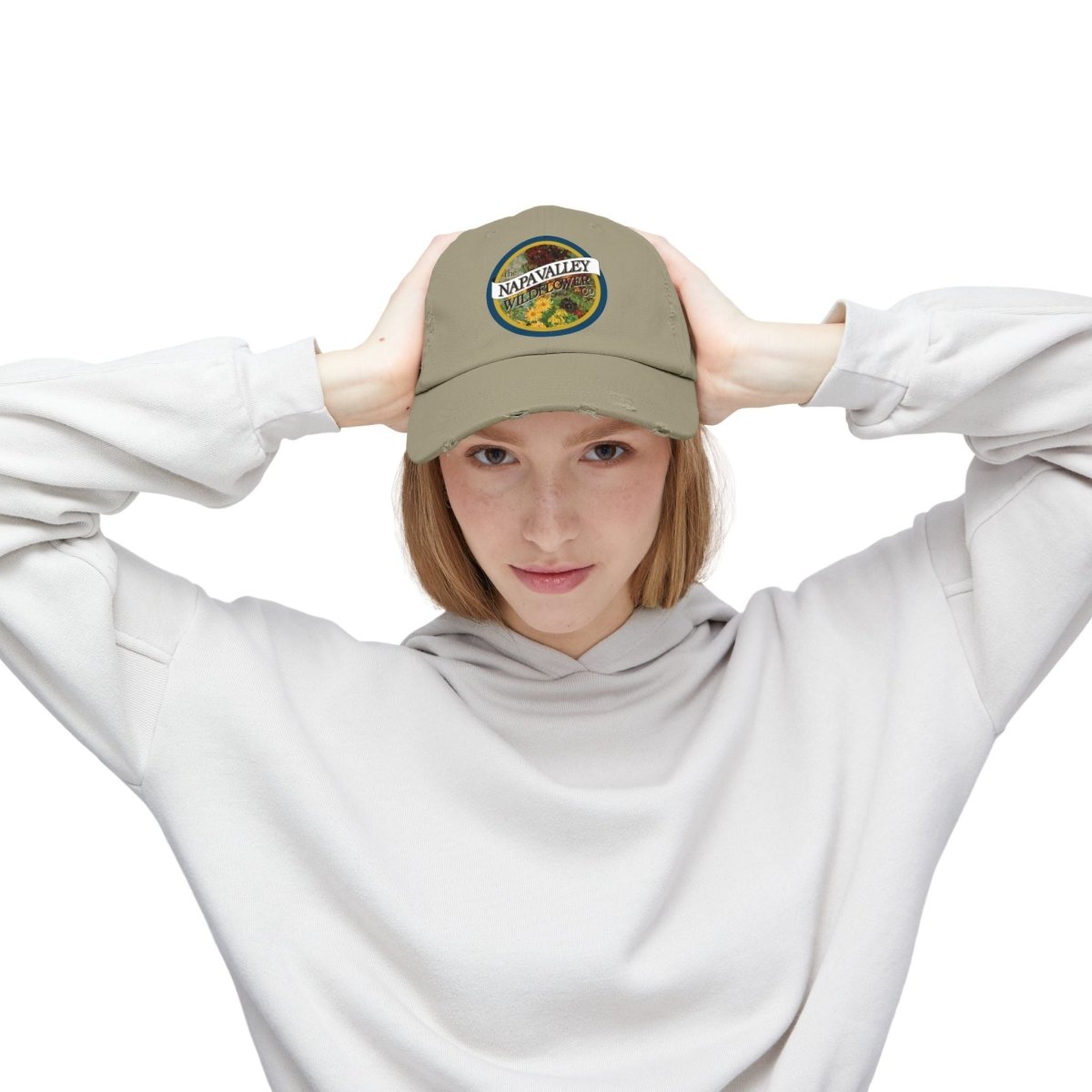 Napa Valley Wildflower Co. Distressed Unisex Cap - Napa Valley Wildflower Co.