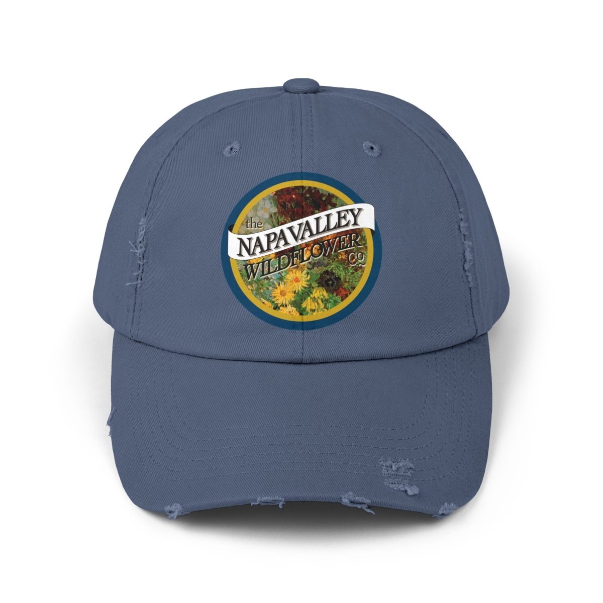 Napa Valley Wildflower Co. Distressed Unisex Cap - Napa Valley Wildflower Co.