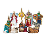 Nativity Ornaments Collection | 9 - Piece Blown Glass Set - Napa Valley Wildflower Co.