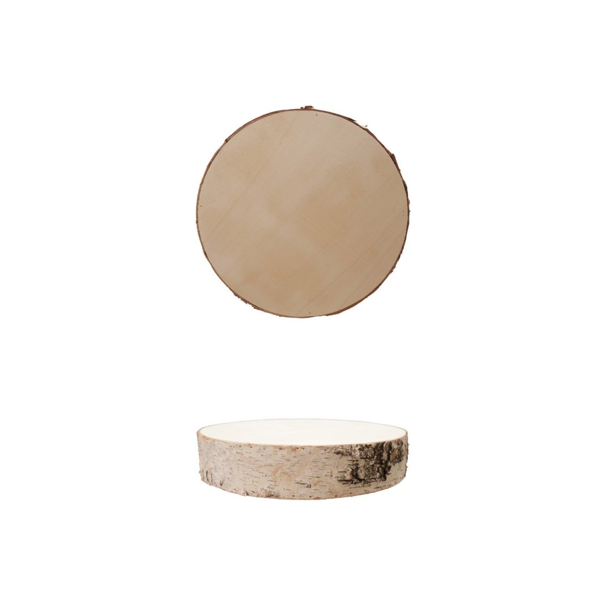 Natural Birch Wood Slice Display Riser - Napa Valley Wildflower Co.