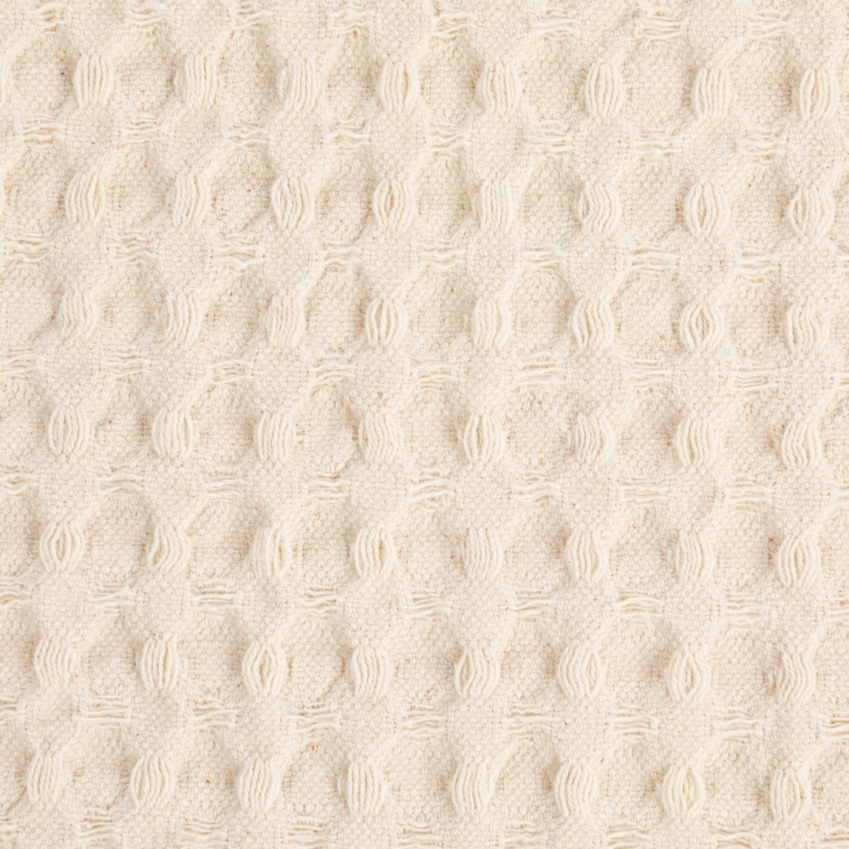 Natural Cream Stonewashed Waffle Weave Kitchen Tea Towel - Napa Valley Wildflower Co.