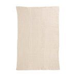 Natural Cream Stonewashed Waffle Weave Kitchen Tea Towel - Napa Valley Wildflower Co.