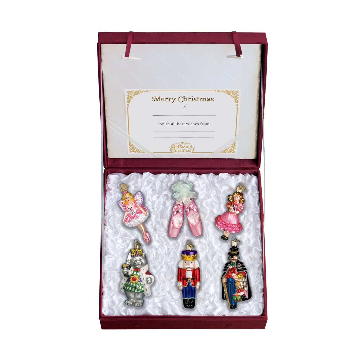 Nutcracker Suite Ornaments Collection | Blown Glass Set - Napa Valley Wildflower Co.