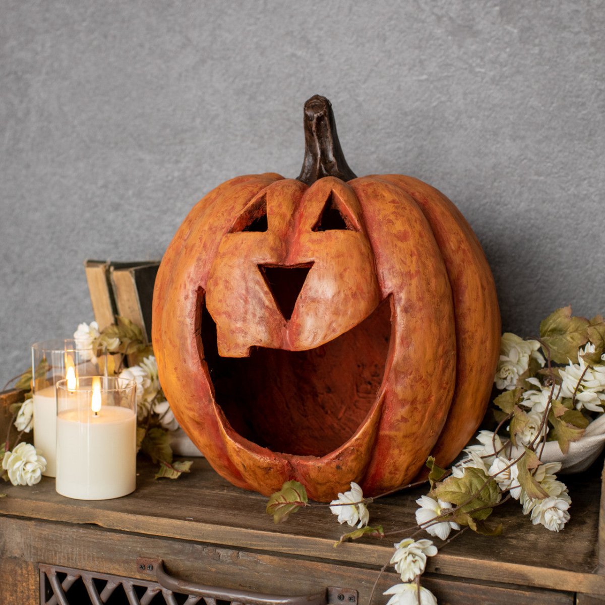 Orange Big Mouth Pumpkins - Napa Valley Wildflower Co.