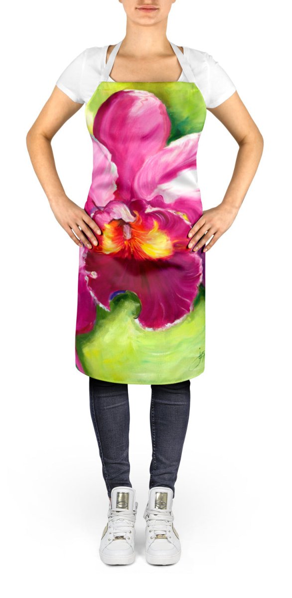 Orchid Watercolor Apron - Napa Valley Wildflower Co.