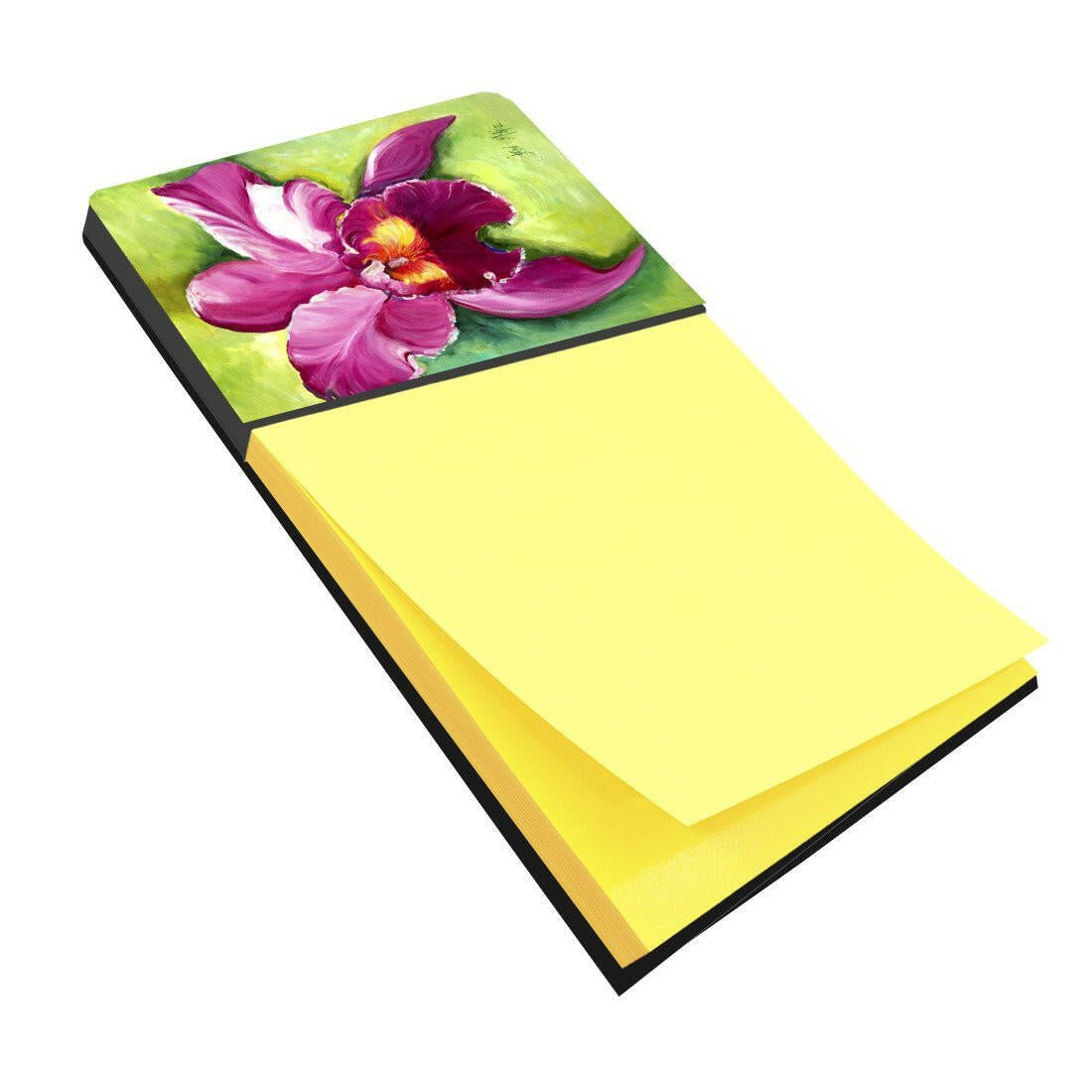 Orchid Watercolor Decorative Sticky Note Holder - Napa Valley Wildflower Co.