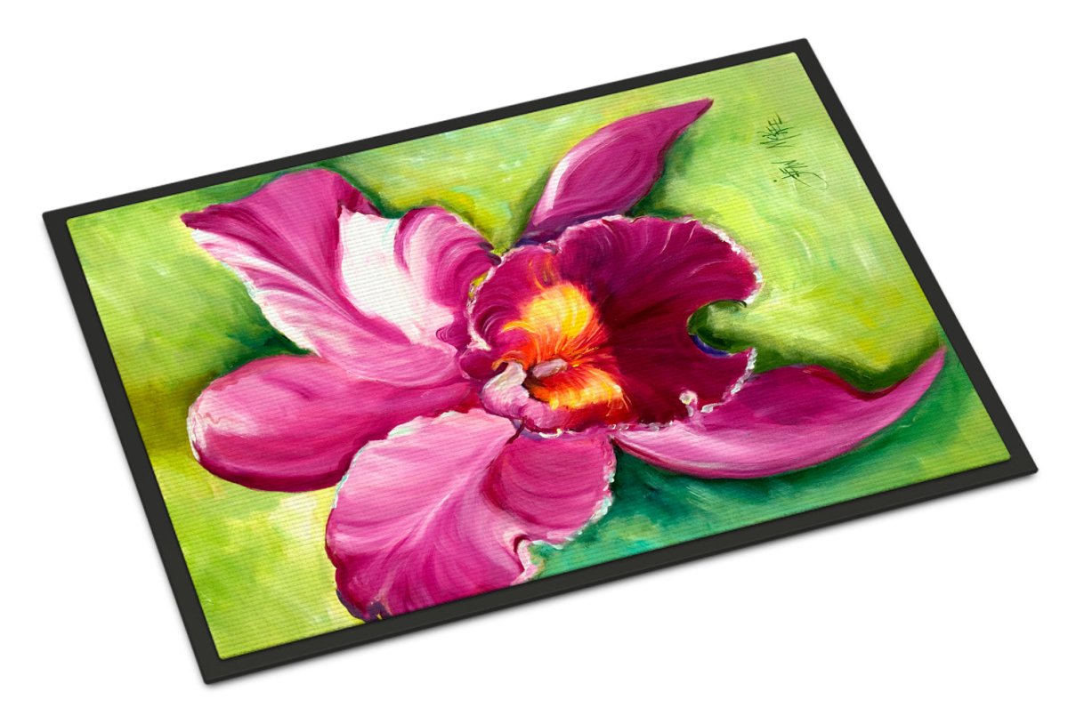 Orchid Watercolor Doormat 24x36 - Napa Valley Wildflower Co.