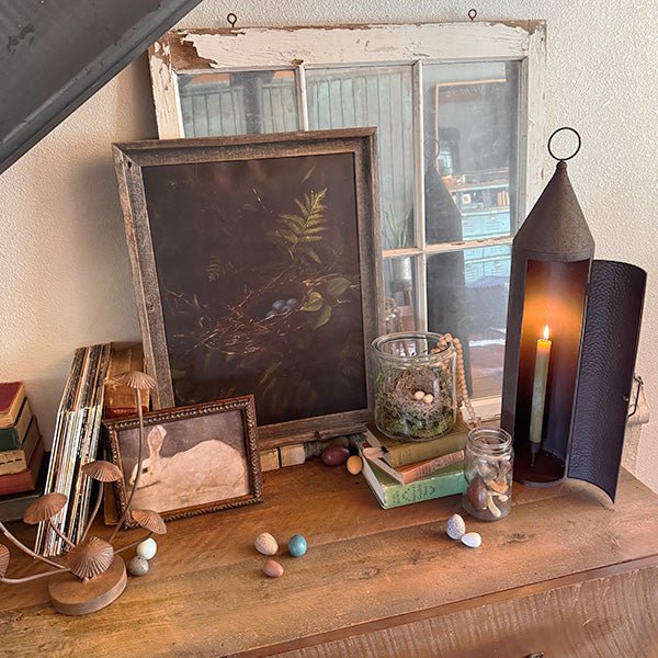 Oversized Rustic Chimney Floor Lantern - Napa Valley Wildflower Co.