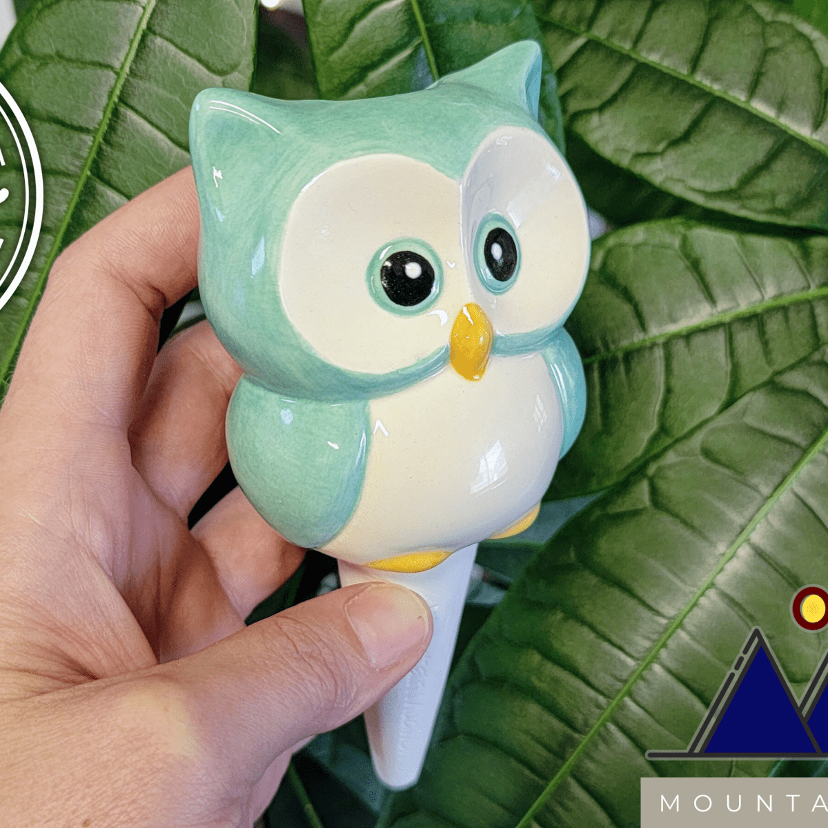 Owl Ceramic Watering Spike - Napa Valley Wildflower Co.