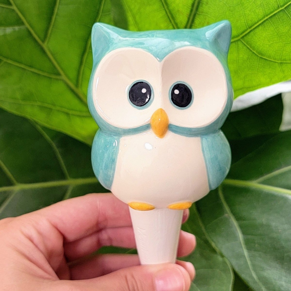 Owl Ceramic Watering Spike - Napa Valley Wildflower Co.