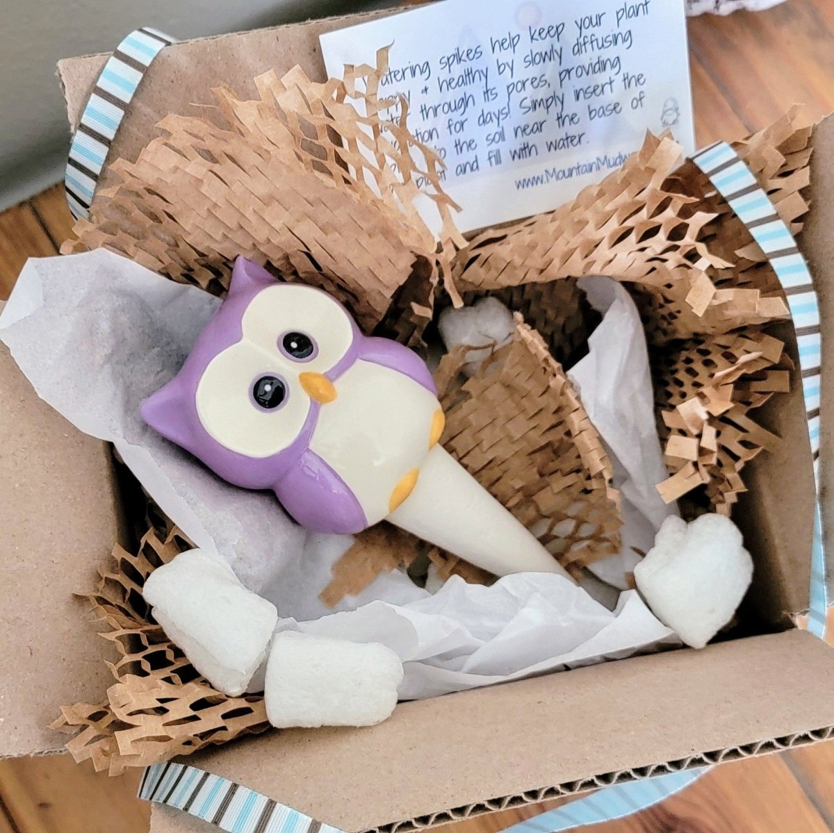 Owl Ceramic Watering Spike - Napa Valley Wildflower Co.