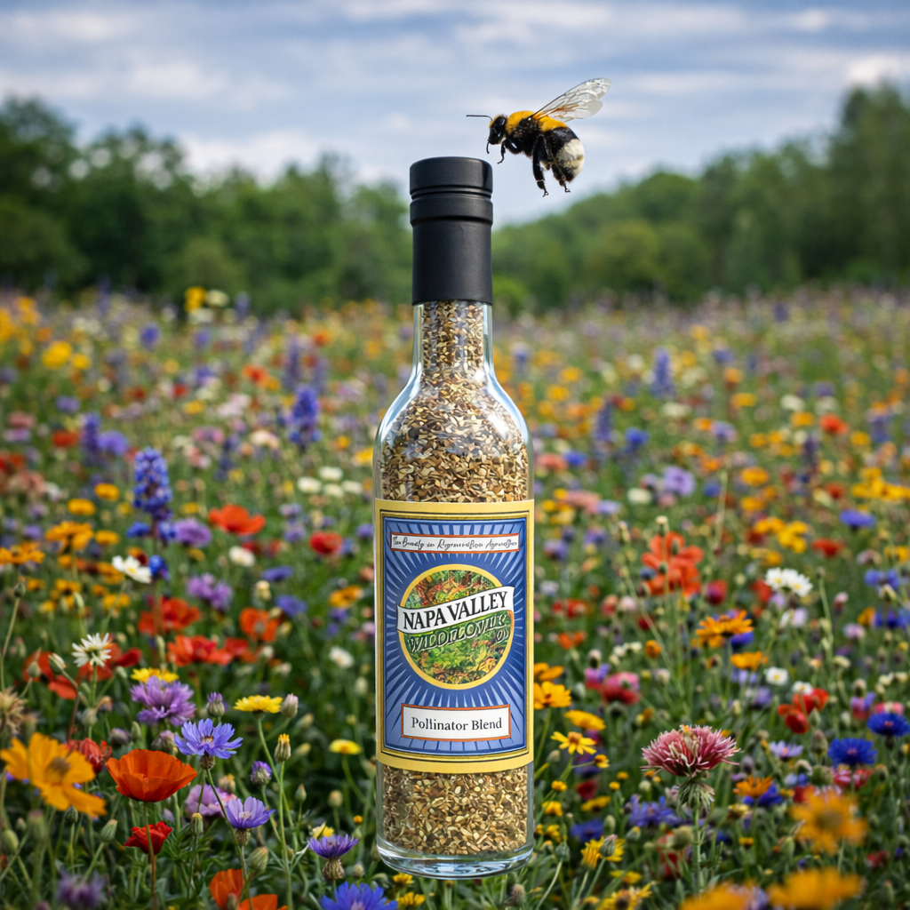 Pollinator Garden Wildflower Seed Blend 375 - mL - Napa Valley Wildflower Co.