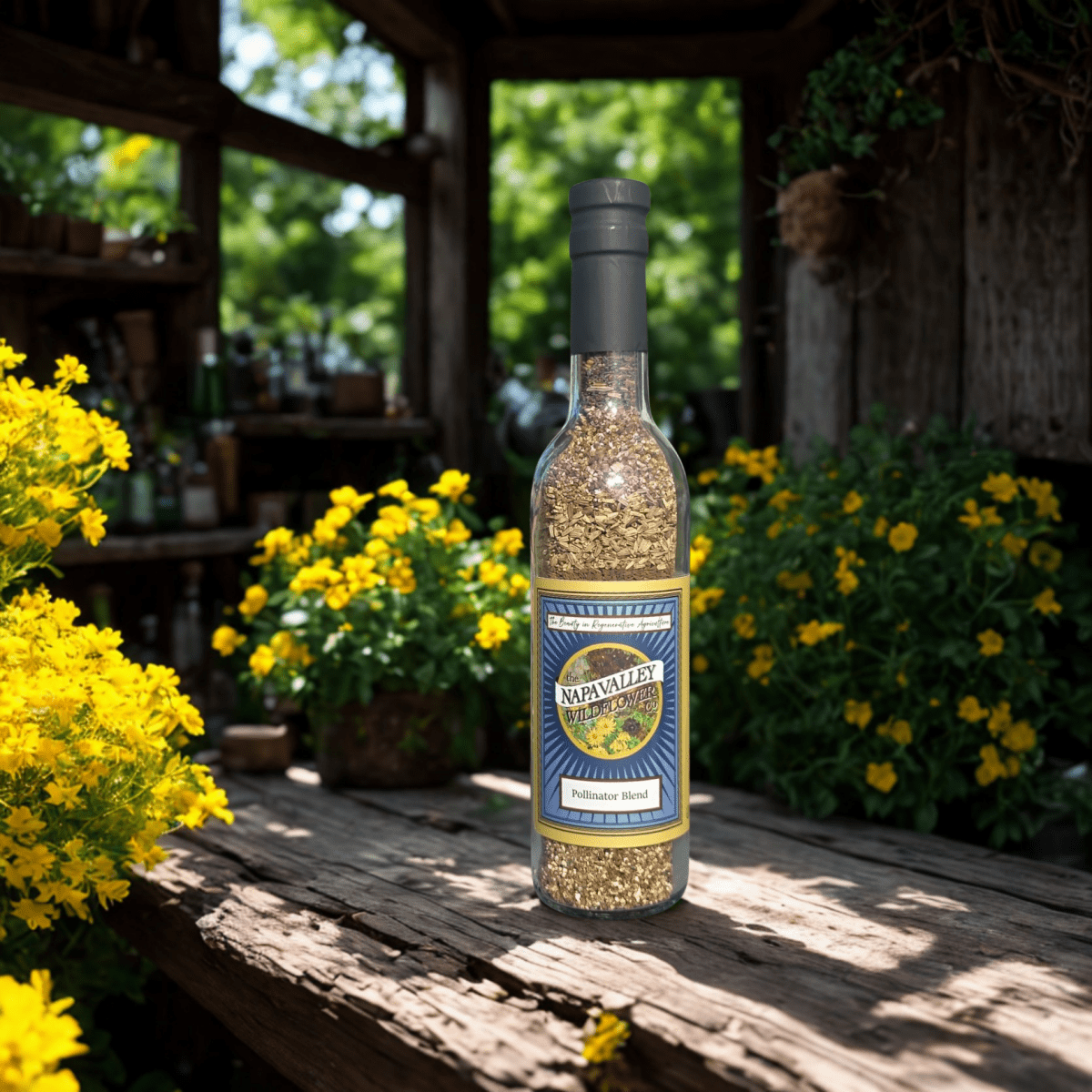 Pollinator Wildflower Seed Blend 375ml - Napa Valley Wildflower Co.