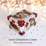 (Pre - Order) Glossy Charming Sunflower Glass Christmas Ornament - Napa Valley Wildflower Co.