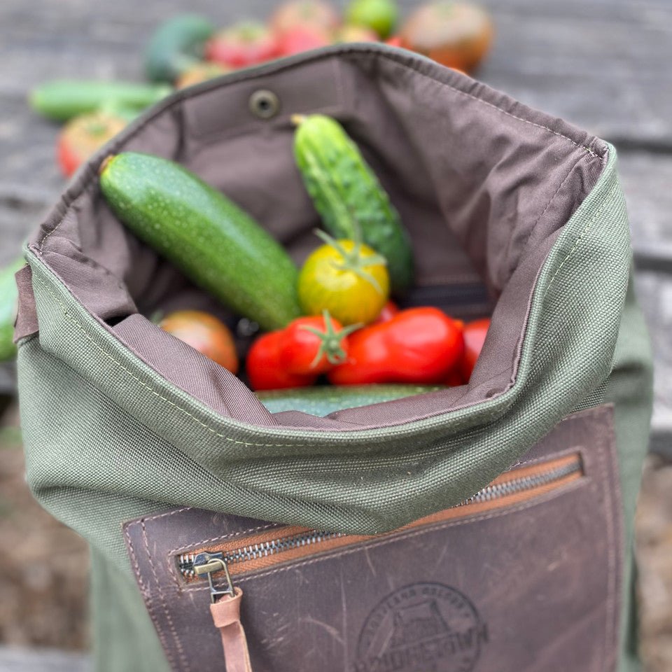 Premium Waxed Canvas Harvest Bag - Napa Valley Wildflower Co.