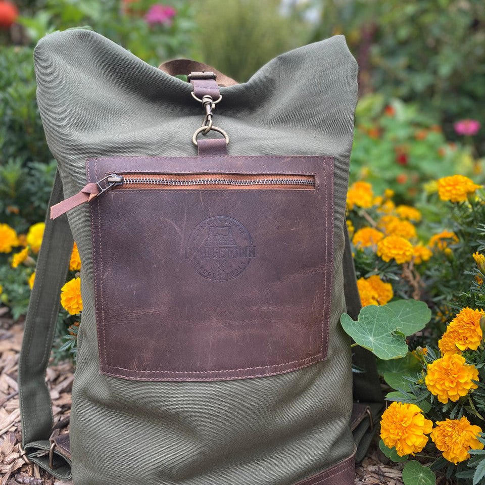 Premium Waxed Canvas Harvest Bag - Napa Valley Wildflower Co.