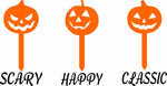 Pumpkin Metal Yard Sign - Napa Valley Wildflower Co.