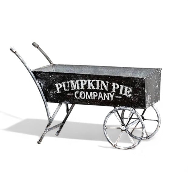 Pumpkin Pie Decorative Wheelbarrow - Napa Valley Wildflower Co.