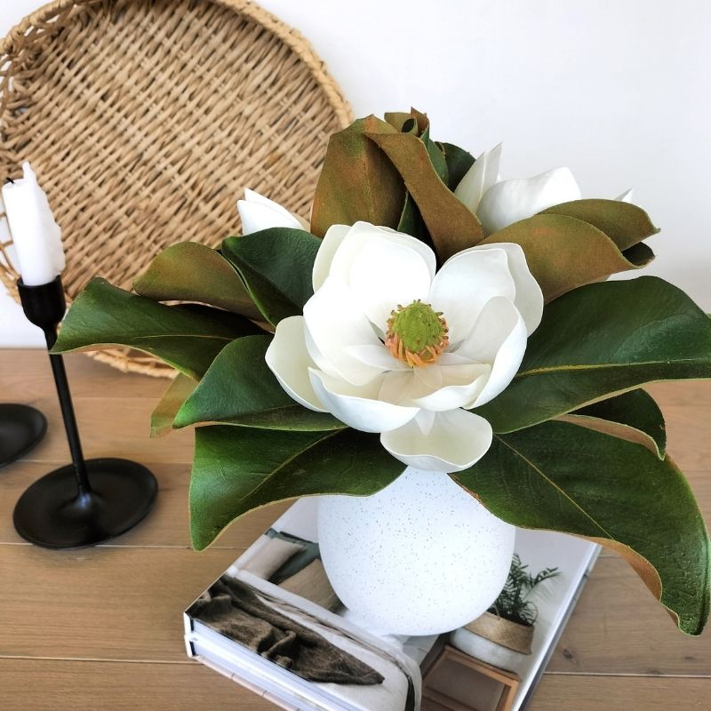 Real Touch Magnolia Stem | 12'' Long - Napa Valley Wildflower Co.