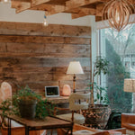 Reclaimed Redwood Wall Panels – Real Wood Accent Wall Planks (10 or 20 Sq Ft Options) - Napa Valley Wildflower Co.