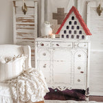 Red Roof Multi Tiered Functional Birdhouse - Napa Valley Wildflower Co.