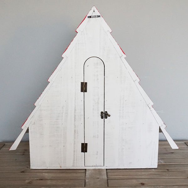 Red Roof Multi Tiered Functional Birdhouse - Napa Valley Wildflower Co.