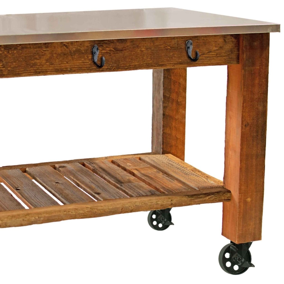 Redwood Potting Table Rolling Cart - Napa Valley Wildflower Co.