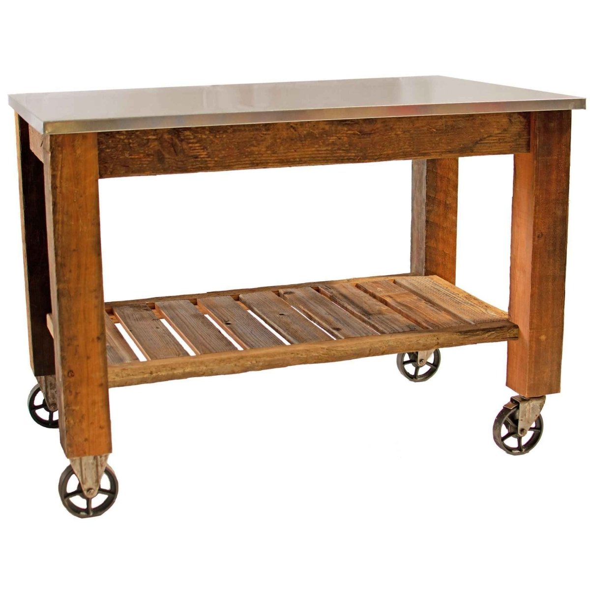 Redwood Potting Table Rolling Cart - Napa Valley Wildflower Co.