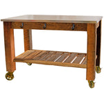 Redwood Potting Table Rolling Cart - Napa Valley Wildflower Co.