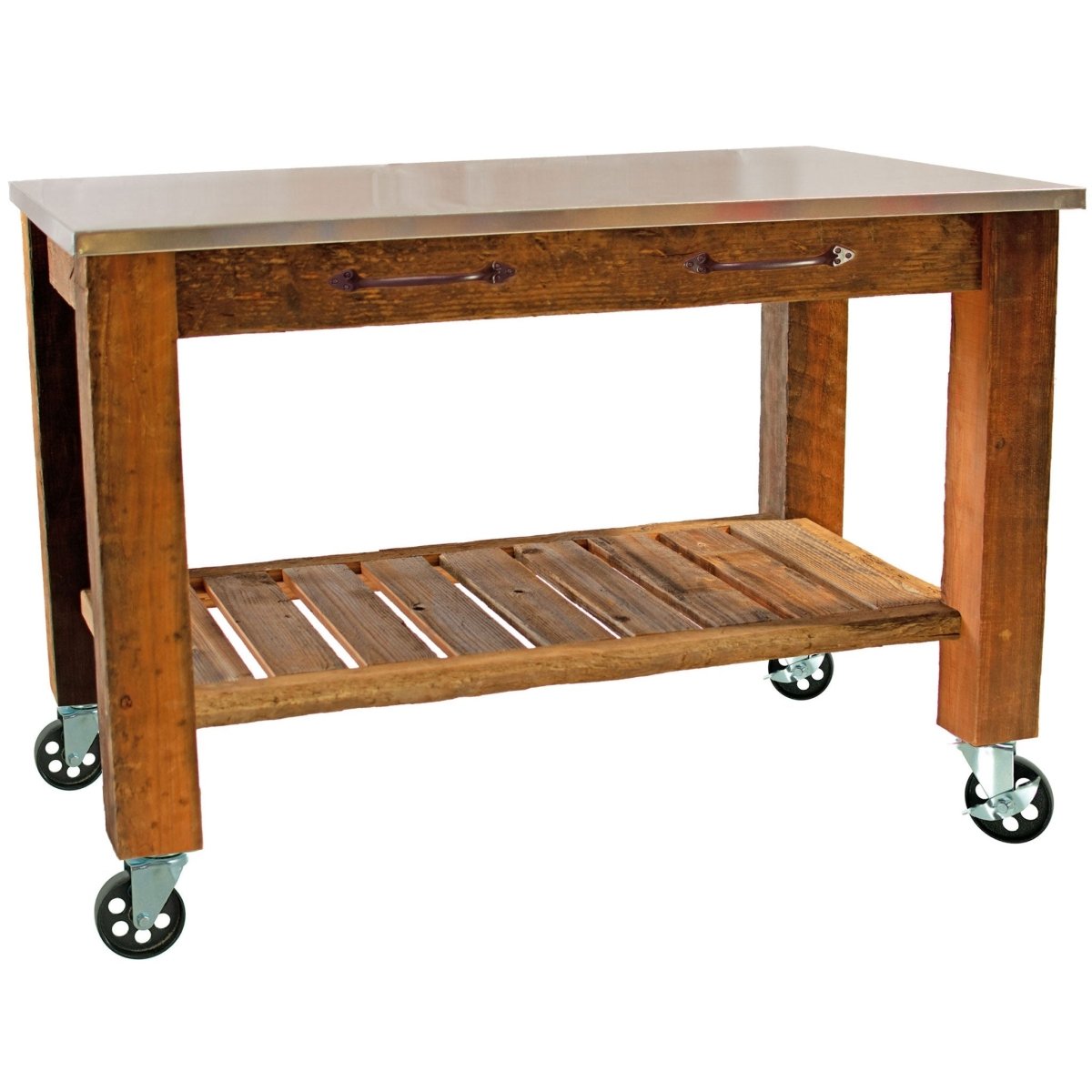 Redwood Potting Table Rolling Cart - Napa Valley Wildflower Co.