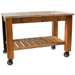 Redwood Potting Table Rolling Cart - Napa Valley Wildflower Co.