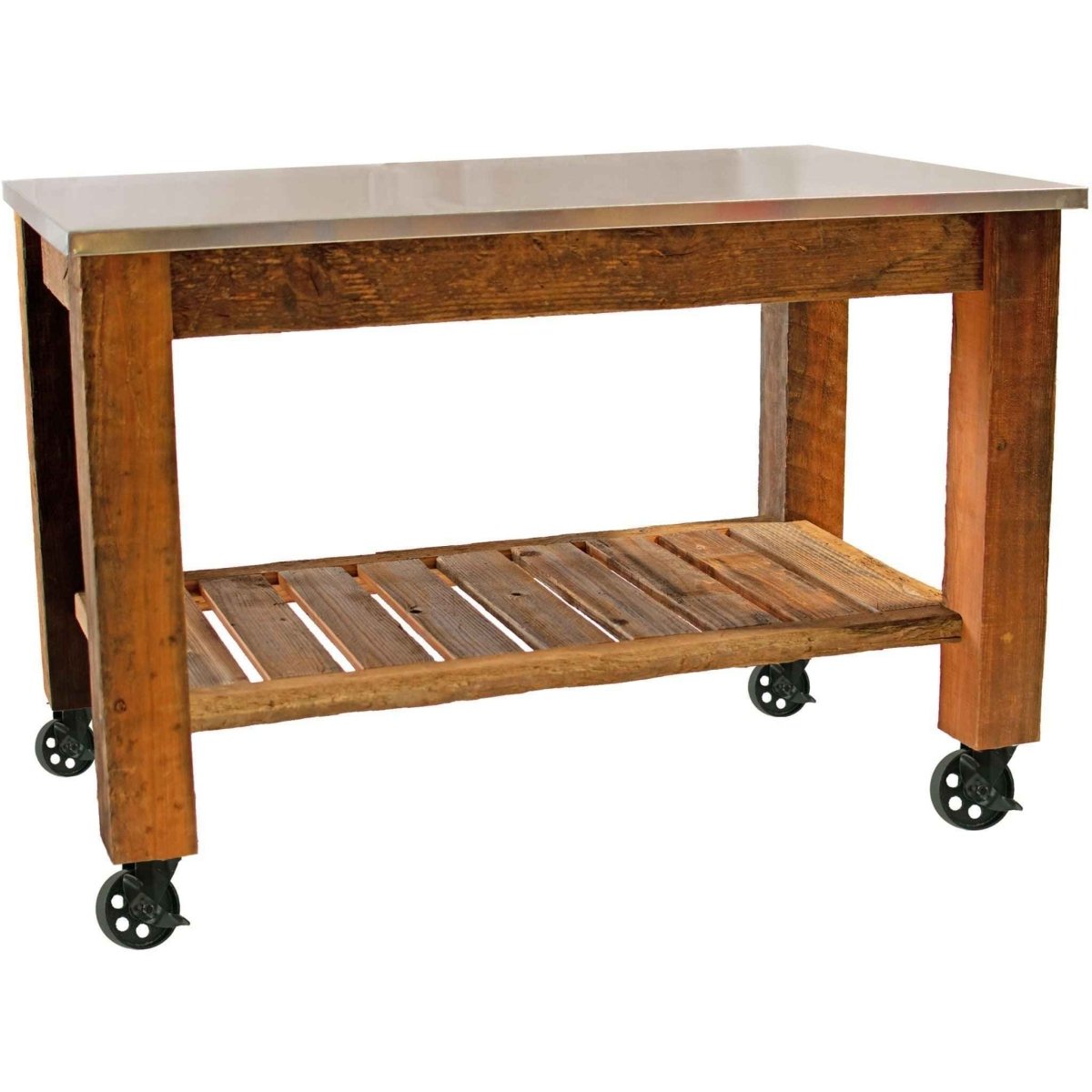 Redwood Potting Table Rolling Cart - Napa Valley Wildflower Co.