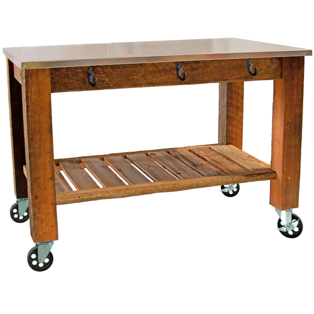 Redwood Potting Table Rolling Cart - Napa Valley Wildflower Co.
