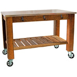 Redwood Potting Table Rolling Cart - Napa Valley Wildflower Co.