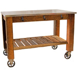 Redwood Potting Table Rolling Cart - Napa Valley Wildflower Co.