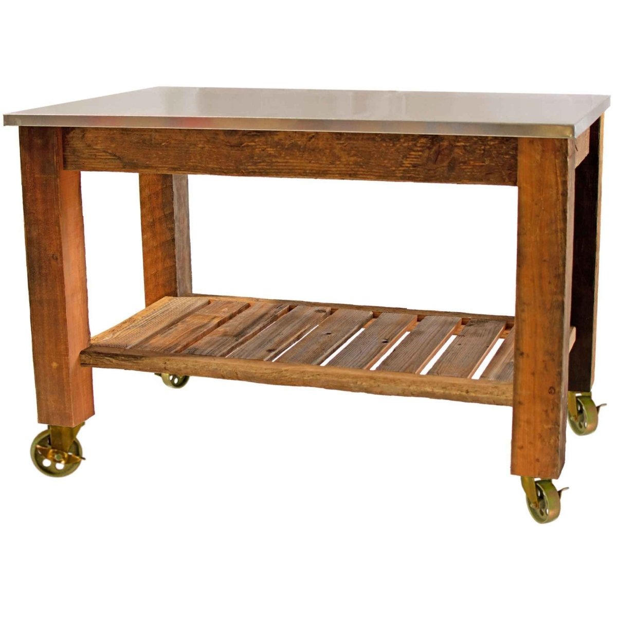 Redwood Potting Table Rolling Cart - Napa Valley Wildflower Co.