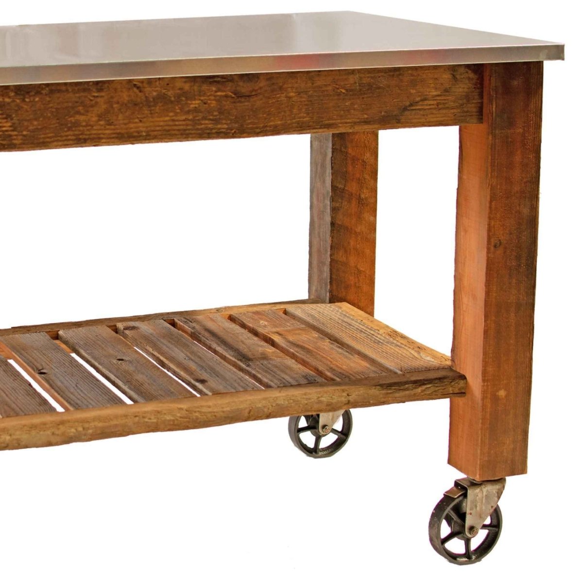 Redwood Potting Table Rolling Cart - Napa Valley Wildflower Co.