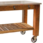 Redwood Potting Table Rolling Cart - Napa Valley Wildflower Co.