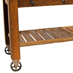 Redwood Potting Table Rolling Cart - Napa Valley Wildflower Co.