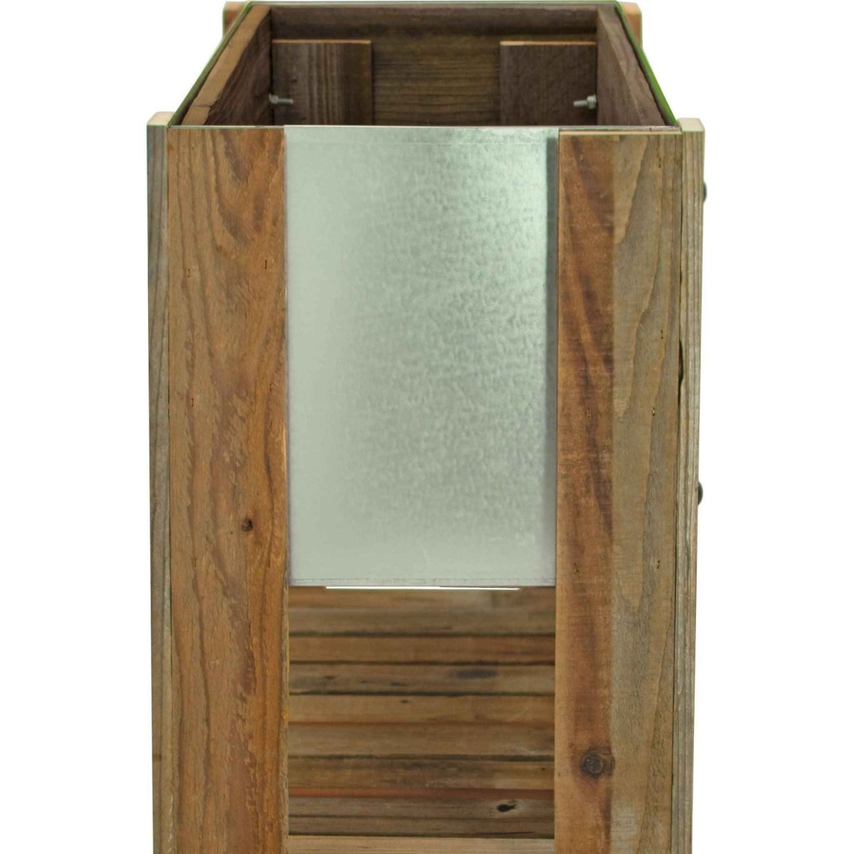 Redwood Raised Bed Planter Box on Casters - Napa Valley Wildflower Co.