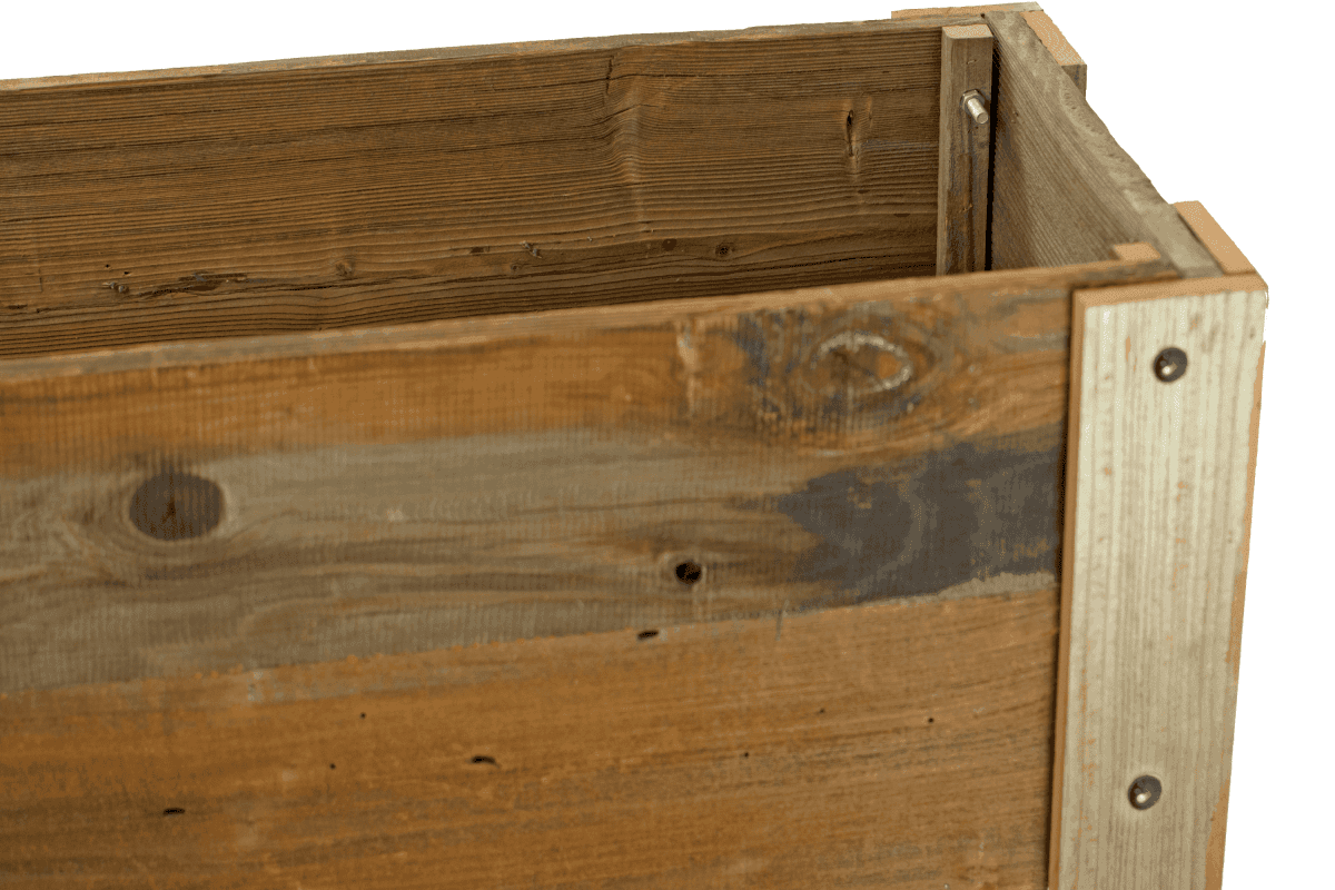 Redwood Raised Bed Planter Box on Casters - Napa Valley Wildflower Co.