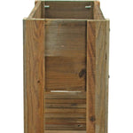 Redwood Raised Bed Planter Box on Casters - Napa Valley Wildflower Co.