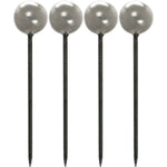 Rustic Garden Hose Guide Stakes – Patina Steel Rebar Hose Protectors (Set of 4) - Napa Valley Wildflower Co.