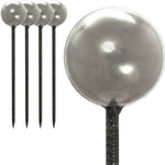 Rustic Garden Hose Guide Stakes – Patina Steel Rebar Hose Protectors (Set of 4) - Napa Valley Wildflower Co.