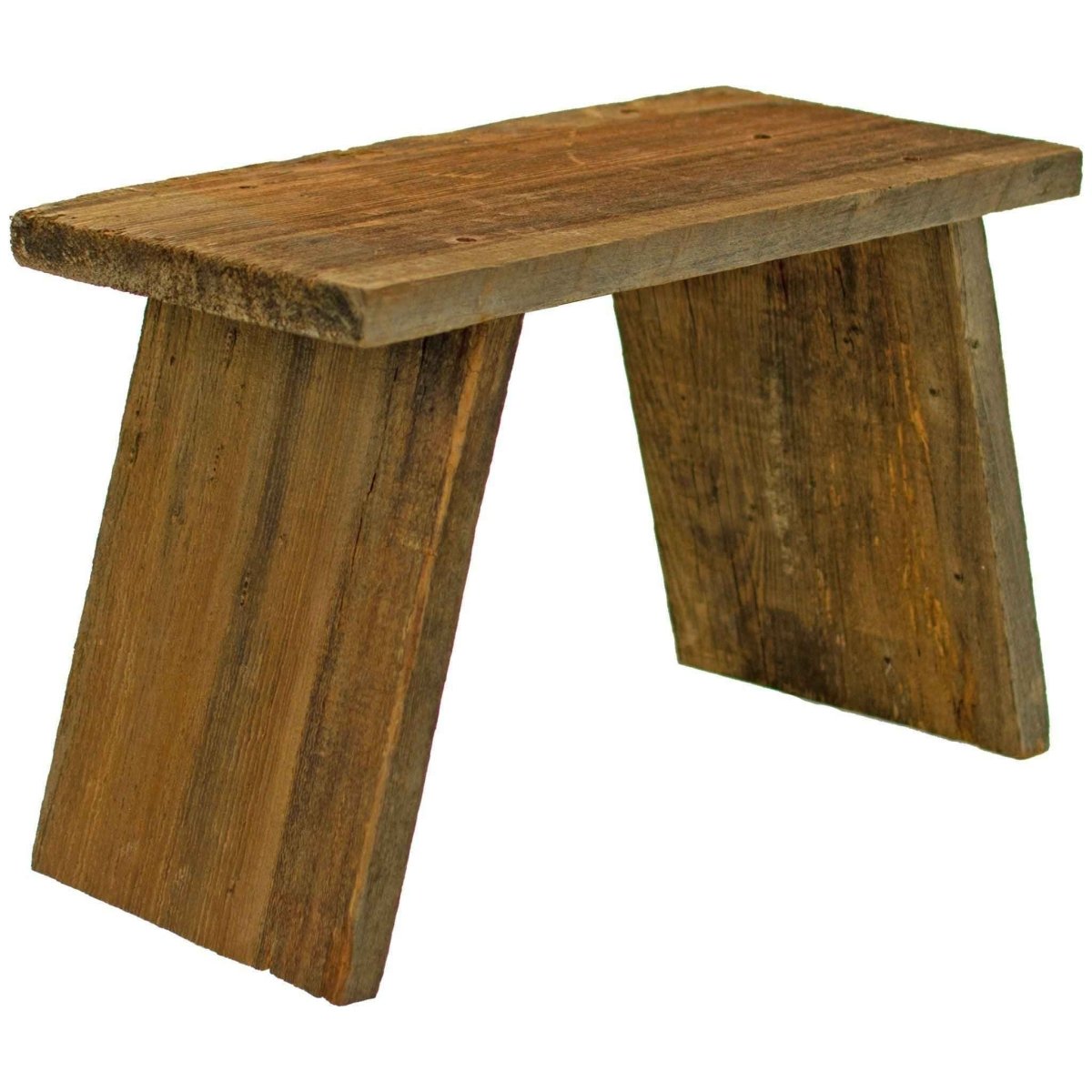 Rustic Redwood Build - Up End Table - Napa Valley Wildflower Co.