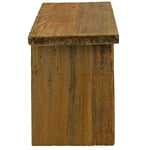 Rustic Redwood Build - Up End Table - Napa Valley Wildflower Co.